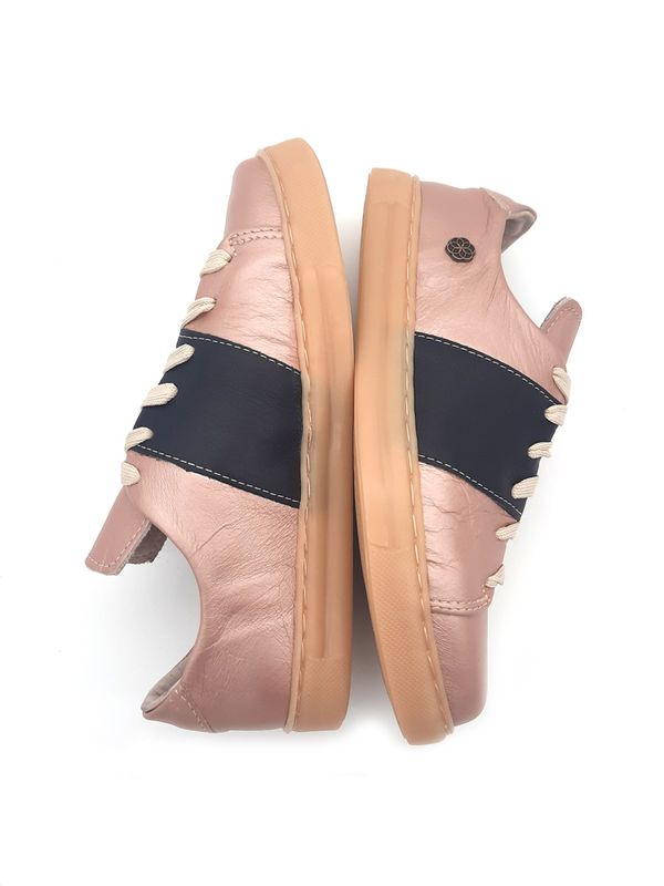 Gazania Sneaker - Rose Gold &amp; Black Combo