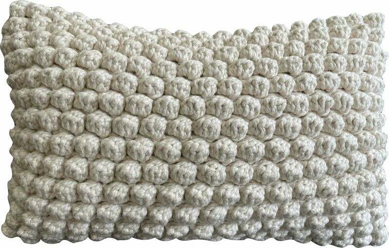 Naturals - Bobble Cushion - Natural