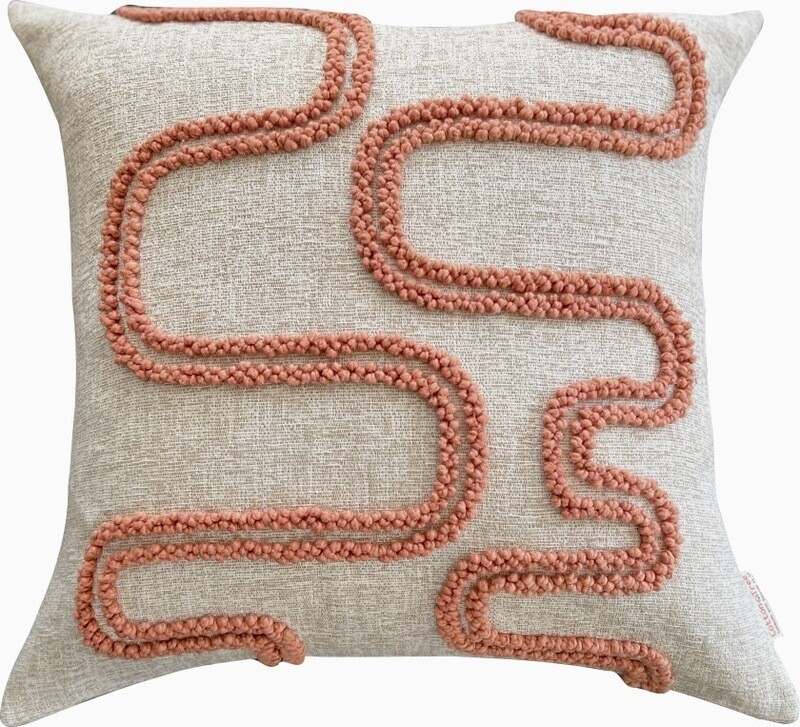 Punch Needle Landscapes Pattern 2 - Coral
