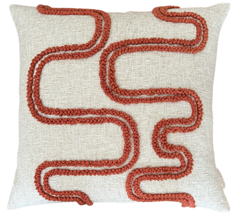 Punch Needle Landscapes Pattern 2 - Burnt Orange