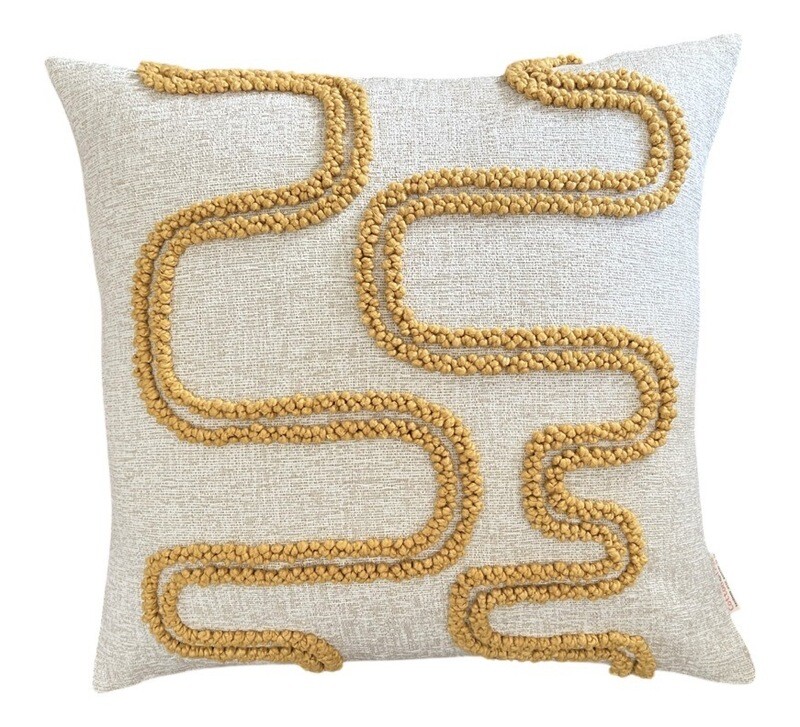 Punch Needle Landscapes Pattern 2 - Mustard