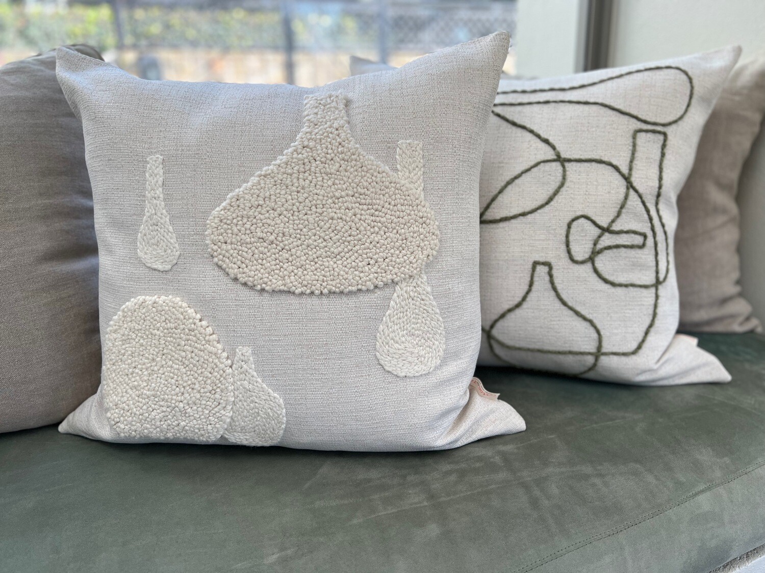 Punch Needle Vessels Pattern 5 - Natural