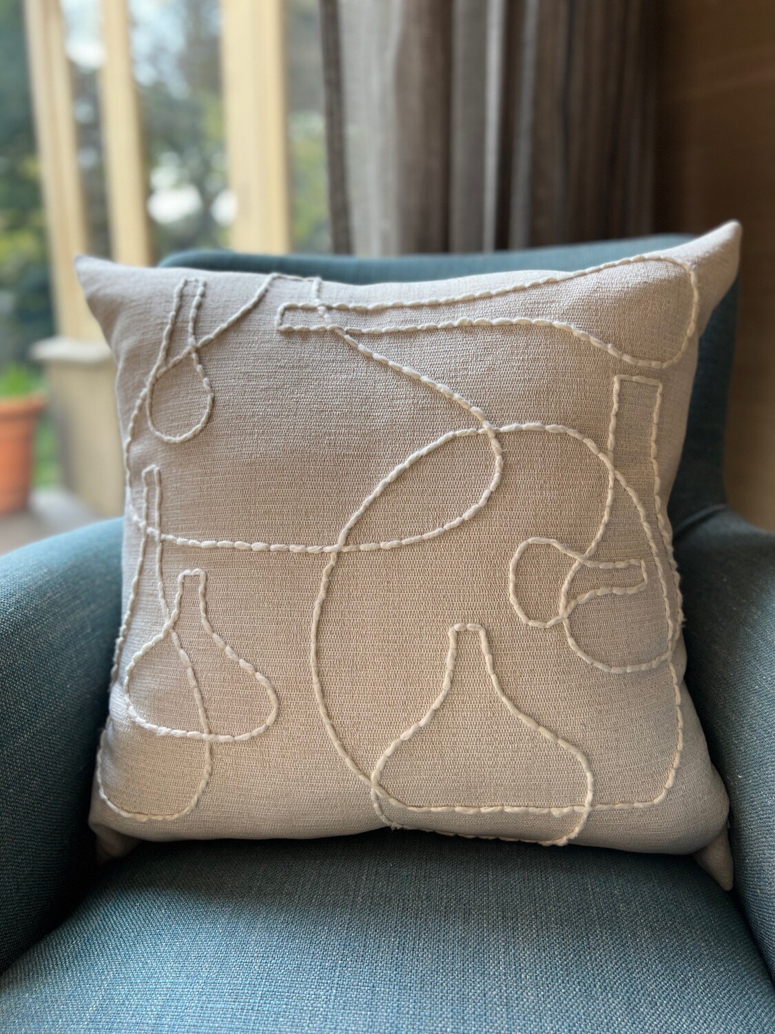 Punch Needle Vessels Pattern 4 - Natural