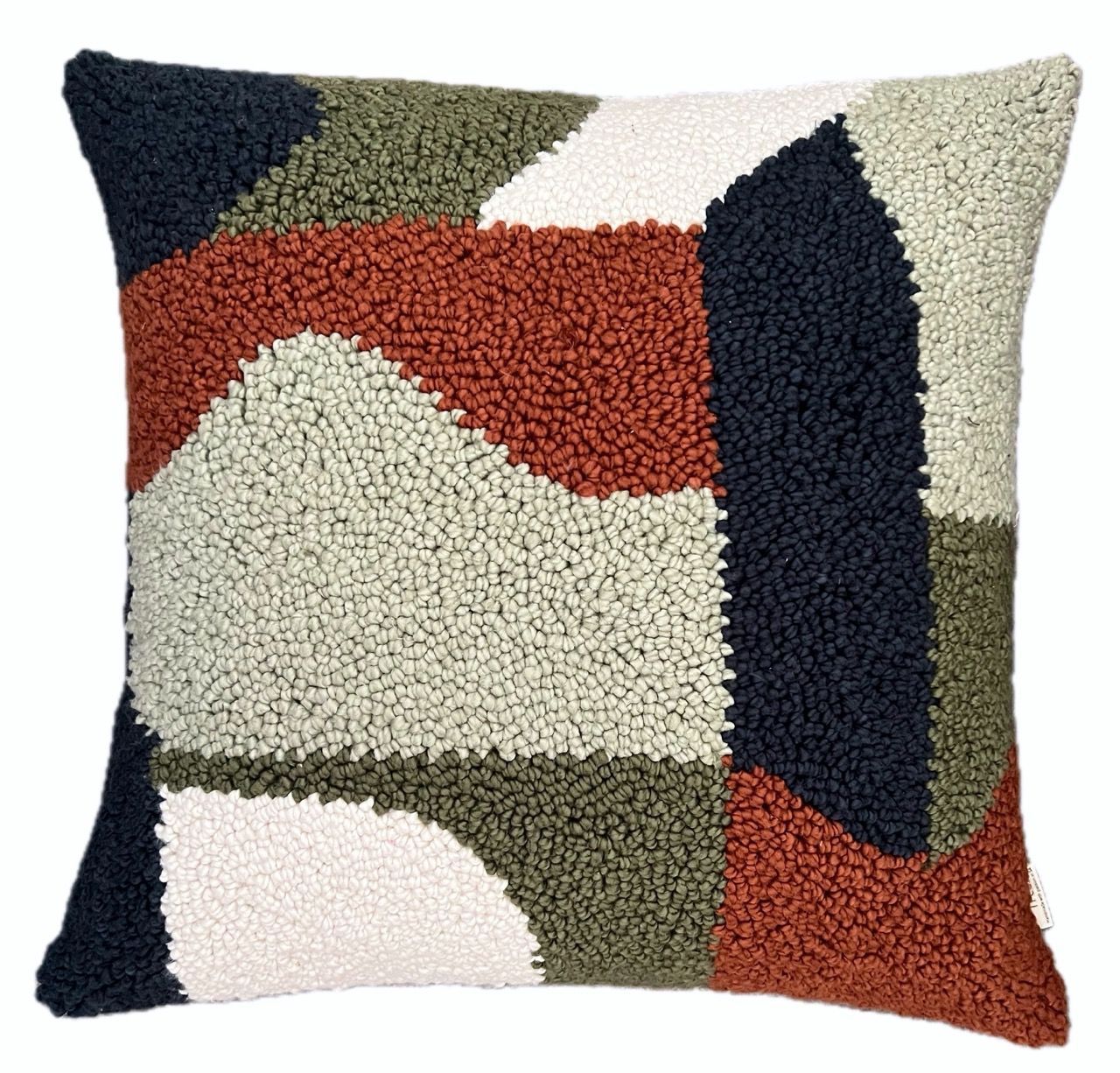 Patt 3 Green, Rust, Natural &amp; Midnight