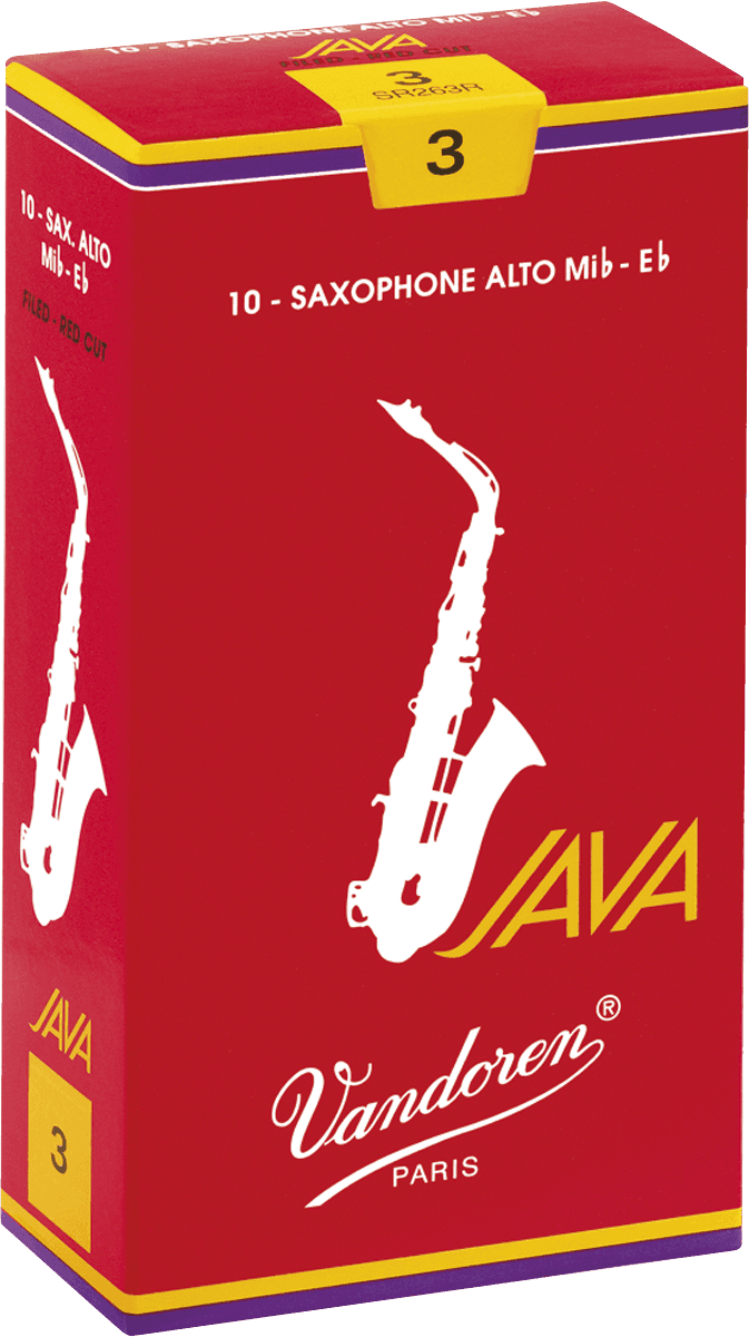 Vandoren Java rouge anches saxophone alto