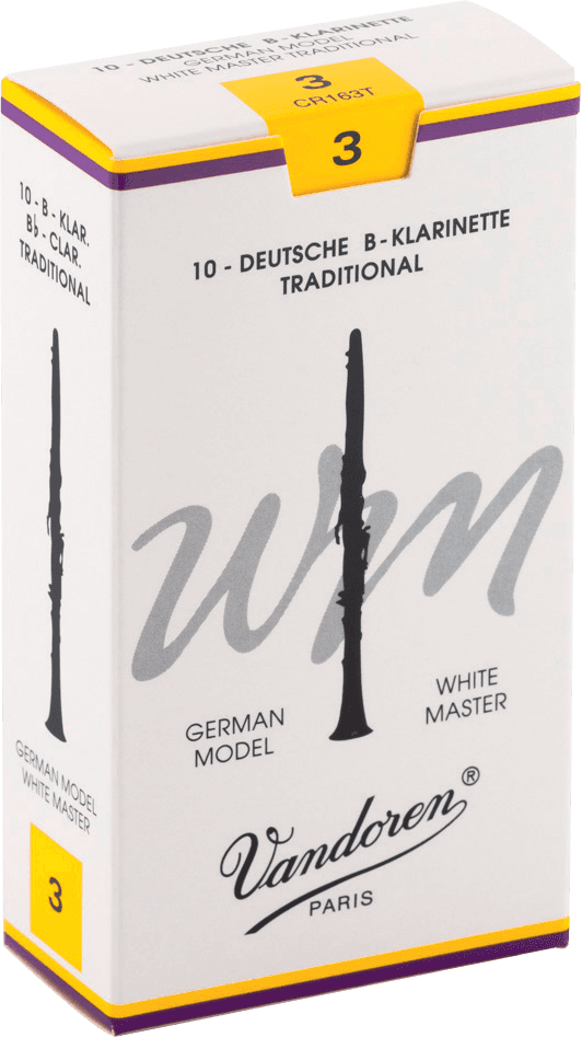 Vandoren White Master anches clarinette Sib