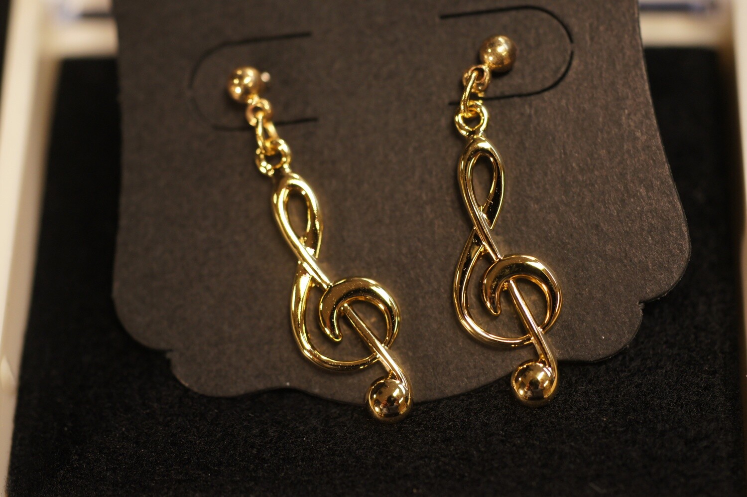 Boucles d&#39;oreille clé de Sol