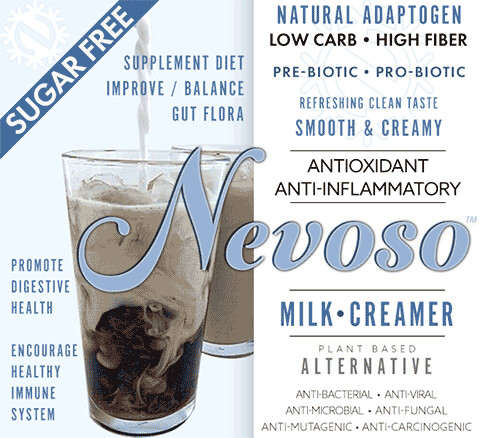 DF Veggie Milks - Nevoso DR9 - 9g Dietary Fiber per serving - (4packs) (makes 4-6 cups ea.) - ANTIViral -BOOST IMMUNE SYSTEM- Anti-inflammatory Antioxidant Sugar-Free Dairy-free Milk Alt VEGAN KETO