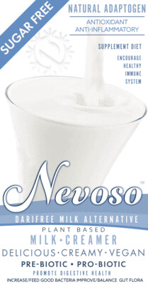 DF Veggie Milks - Nevoso DR12 - 12g+ Dietary Fiber per serving - (1pack) (4-6 cups ea) - ANTI-Viral -BOOST IMMUNE SYSTEM- Anti-inflammatory - Antioxidant - Sugar-Free Dairy-Free Milk Alt VEGAN KETO