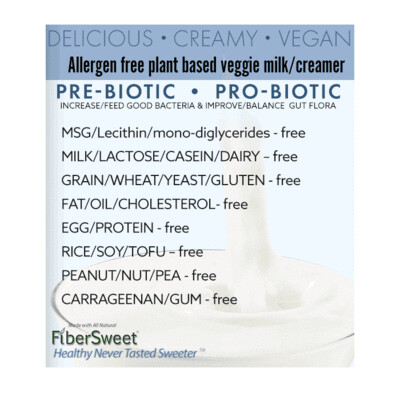 8 (eight) PACKETS (makes 6 cups ea) DairyFree SugarFree DFSF DariFree Potato Milk DF Milk