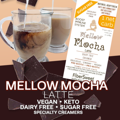 (one) 1 PACKET (makes 2 cups ea)  ONE NET CARB Mellow Mocha Latte