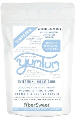 1 (one) POUCH
Resealable Pouch
(makes 64-128 cups)
YUMTUM Sweet Milk
MILK/Yogurt Drink