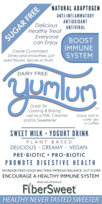 (Case) 24 PACKETS (makes 4-8 cups ea) YUMTUM Sweet Milk - Yogurt Drink