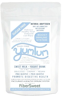 (Case) 6 POUCHES Resealable Pouch (makes 64-128 c. ea) YUMTUM Sweet Milk MILK/Yogurt Drink