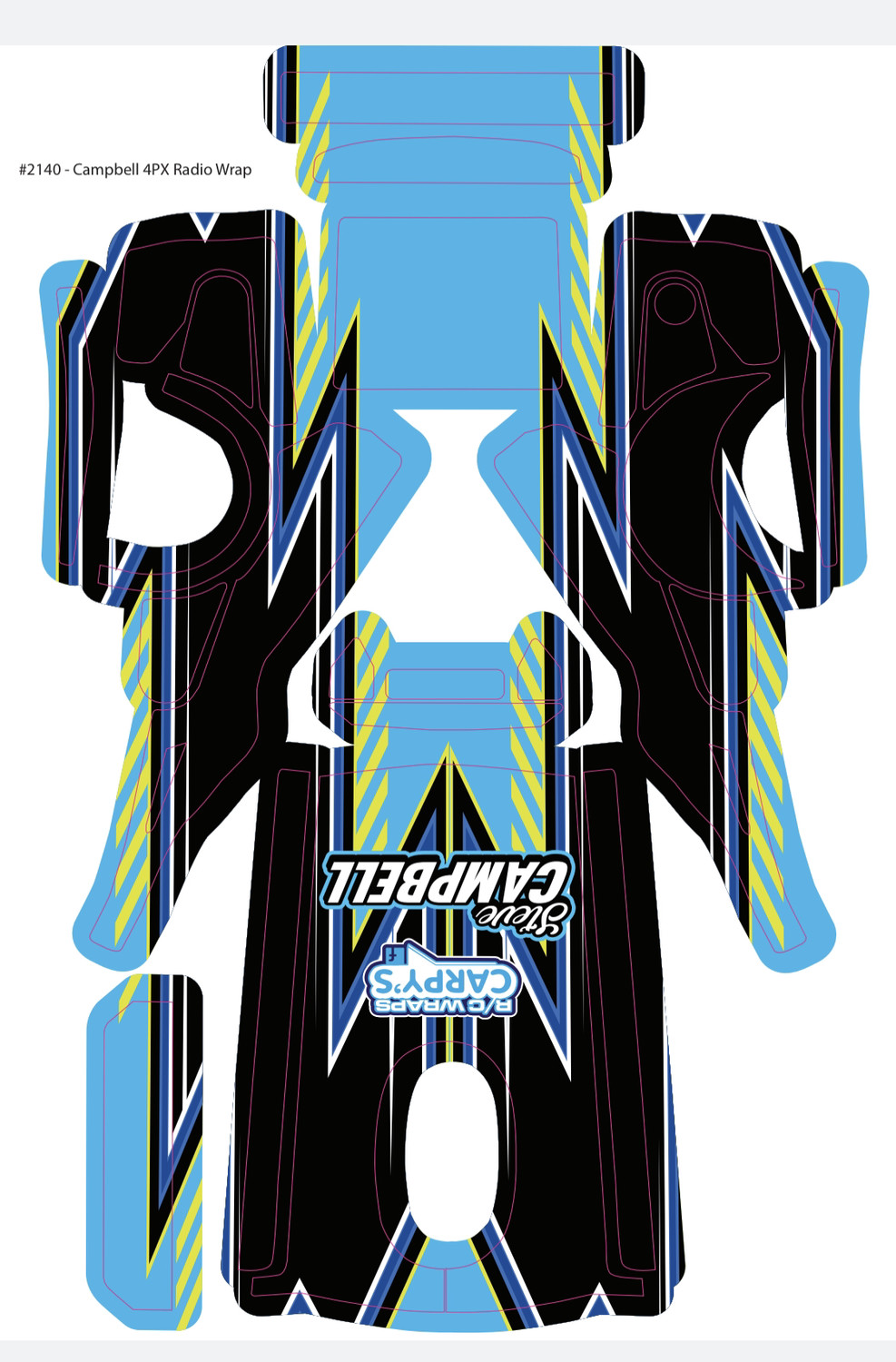 Futaba 4PX Radio Wrap (Designed to Order)