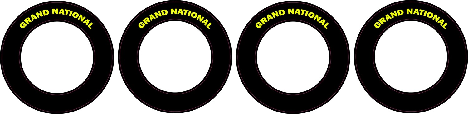 Grand National  | CRC Rubber Tire Side Wall Decals