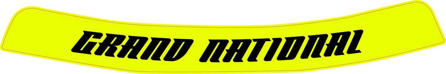 Grand National  | Window Visor Decal