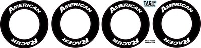 American Racer | CRC Rubber Tire Side Wall Decals