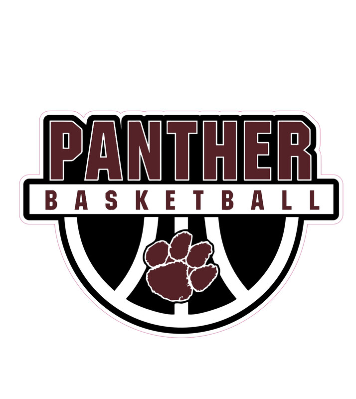 Portville Panthers Basketball Sticker