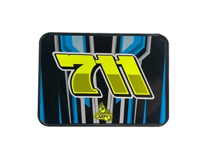 Dirt Oval Kart Number Plate Wrap (Custom Designed to Order)