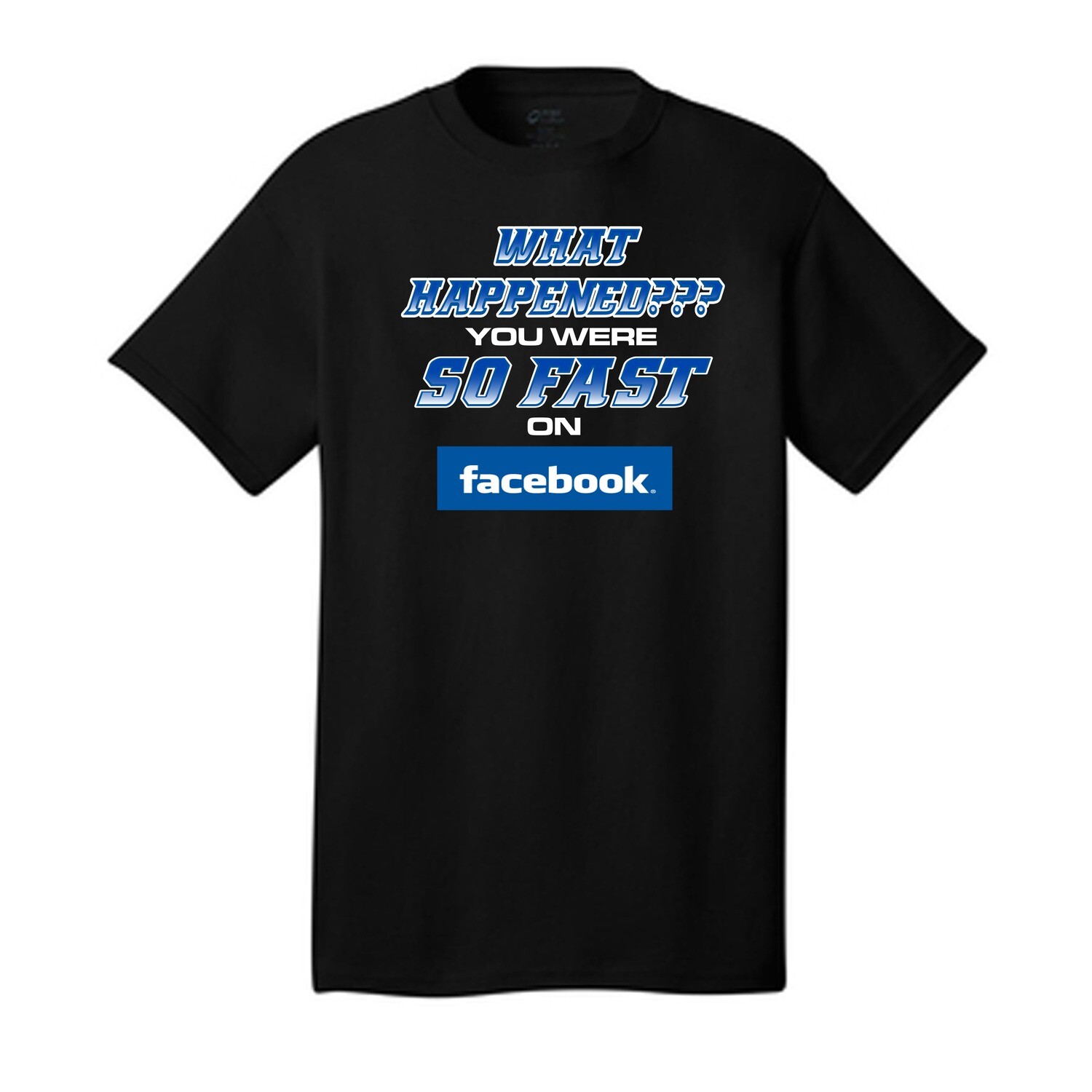Facebook Fast T-Shirt | DT104 Black | Smethport Staff | Carpy's Print