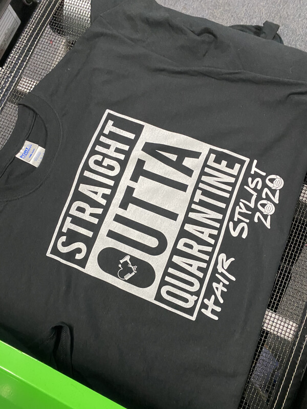 Strait Outta Quarantine T-Shirt | Black