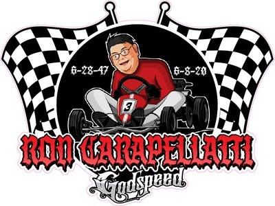 Ron Carapellatti Memorial Sticker (for karts &amp; stock cars)