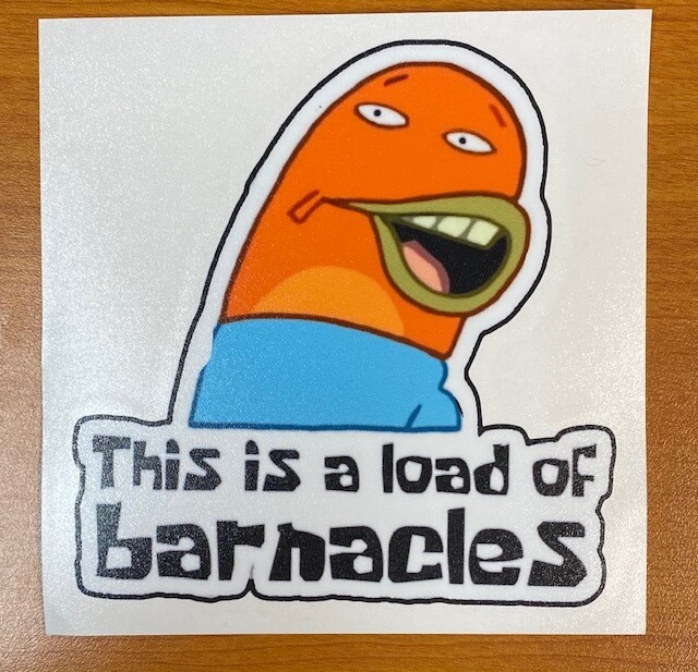 Spongebob | This is a Load of Barnacles Sticker