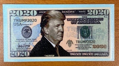 Trump 2020 Fake Money Sticker