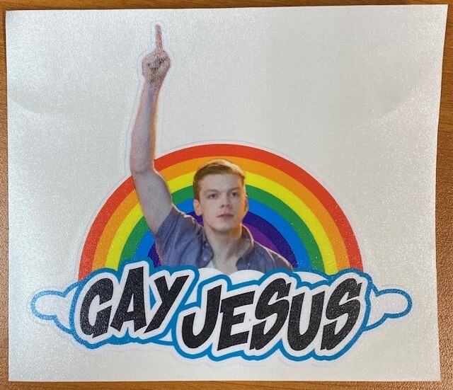 Shameless | Gay Jesus Sticker