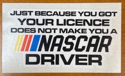 New Driver | NASCAR Sticker