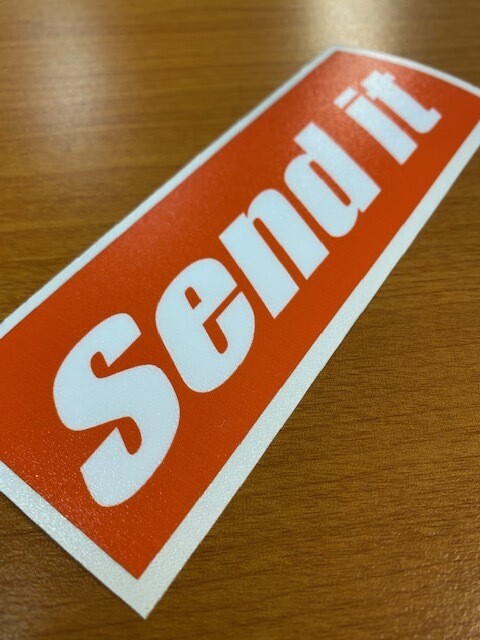 Larry Enticer | Send It Sticker
