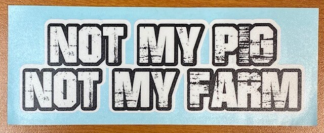 Letterkenny | Not my pig Not my farm Sticker
