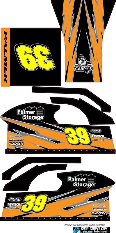 Undercover Race Bodies  Ricochet Short Course Modified Wrap (Custom Designed to Order)