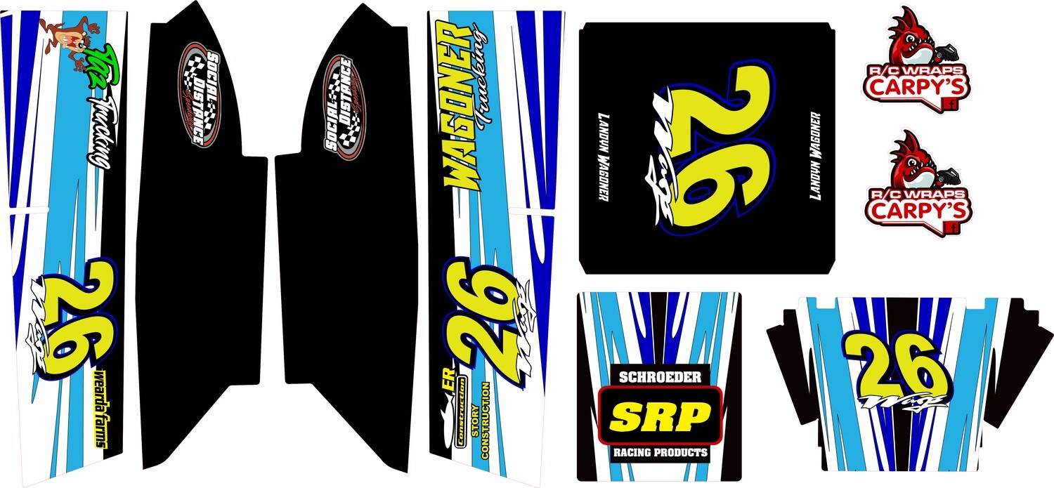 Bodies by Ed Aero SC Mod | Short Course Modified Wrap (Custom Designed to Order)