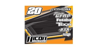 Pit Board WRAP ONLY (Custom Designed to Order)