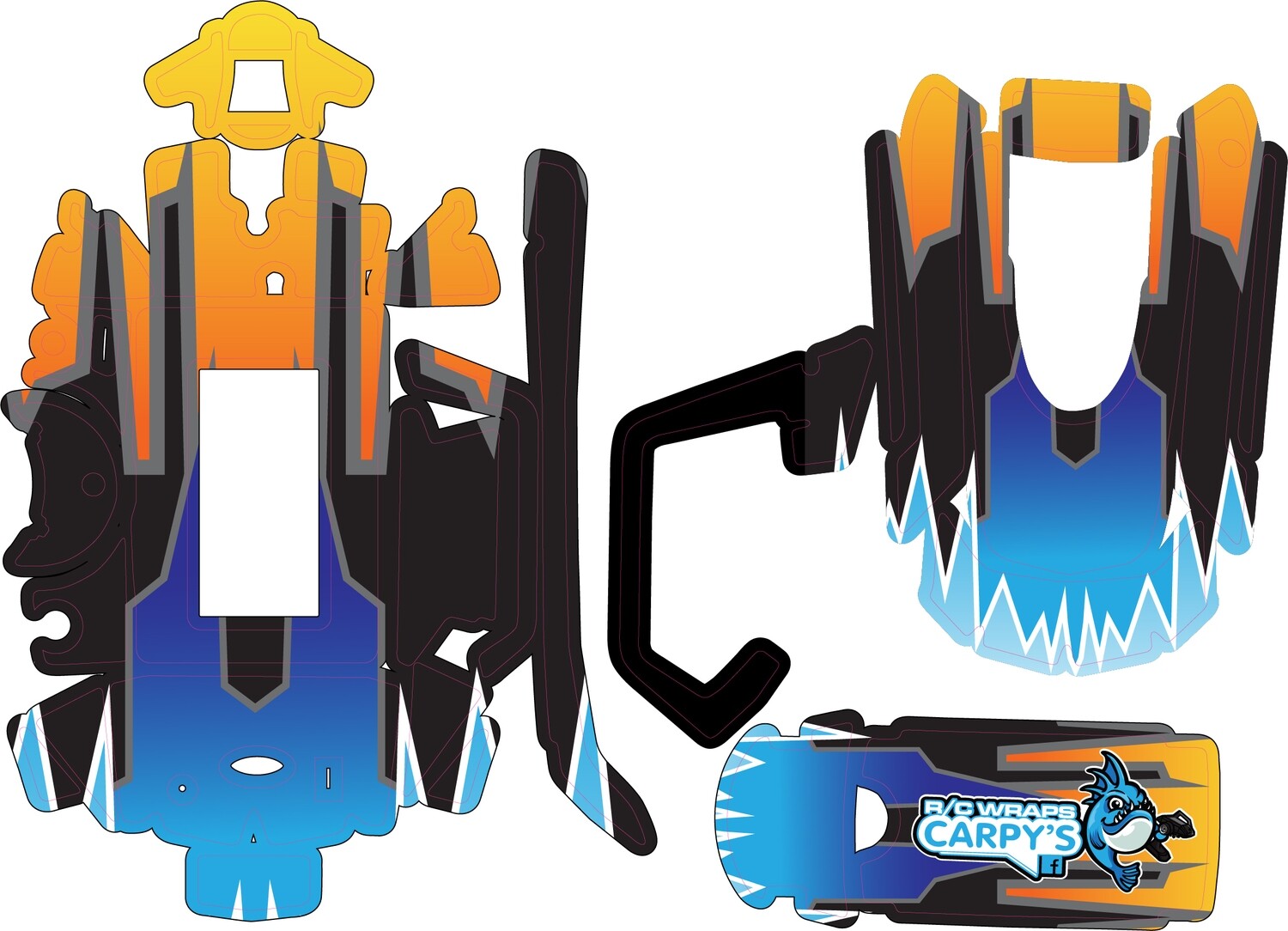 Sanwa M12 Radio Wrap (Designed to Order)