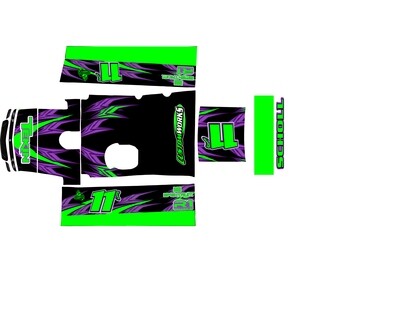 MR Kustoms HurriKane 2020 Late Model Wrap(Designed to Order)
