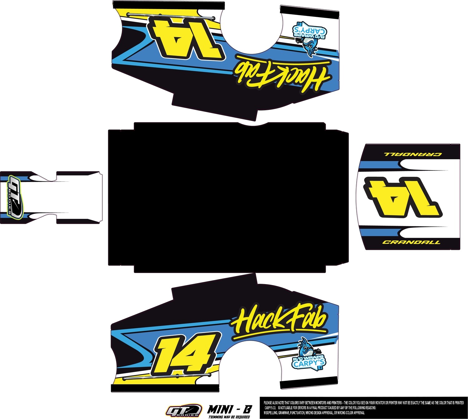 GT Bodies Mini-B EDM (Custom Designed to Order)