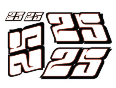 Go-Kart Number Pack