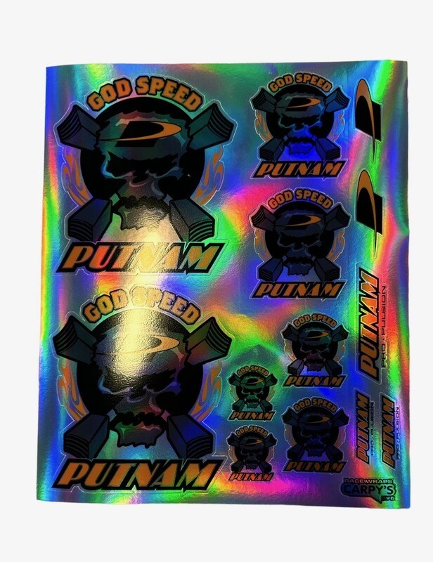 Todd Putnam Memorial Holographic Sticker Pack