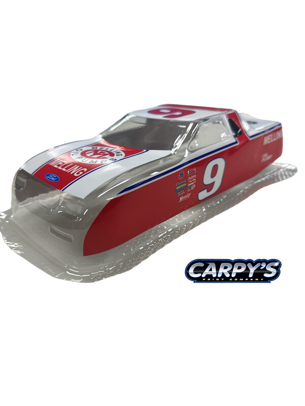Next Oval Body (NOB) 1RC Street Stock Monte Carlo Wrap (Custom Designed to Order)