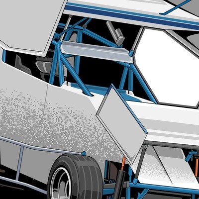 Vector Racecar Illustrations