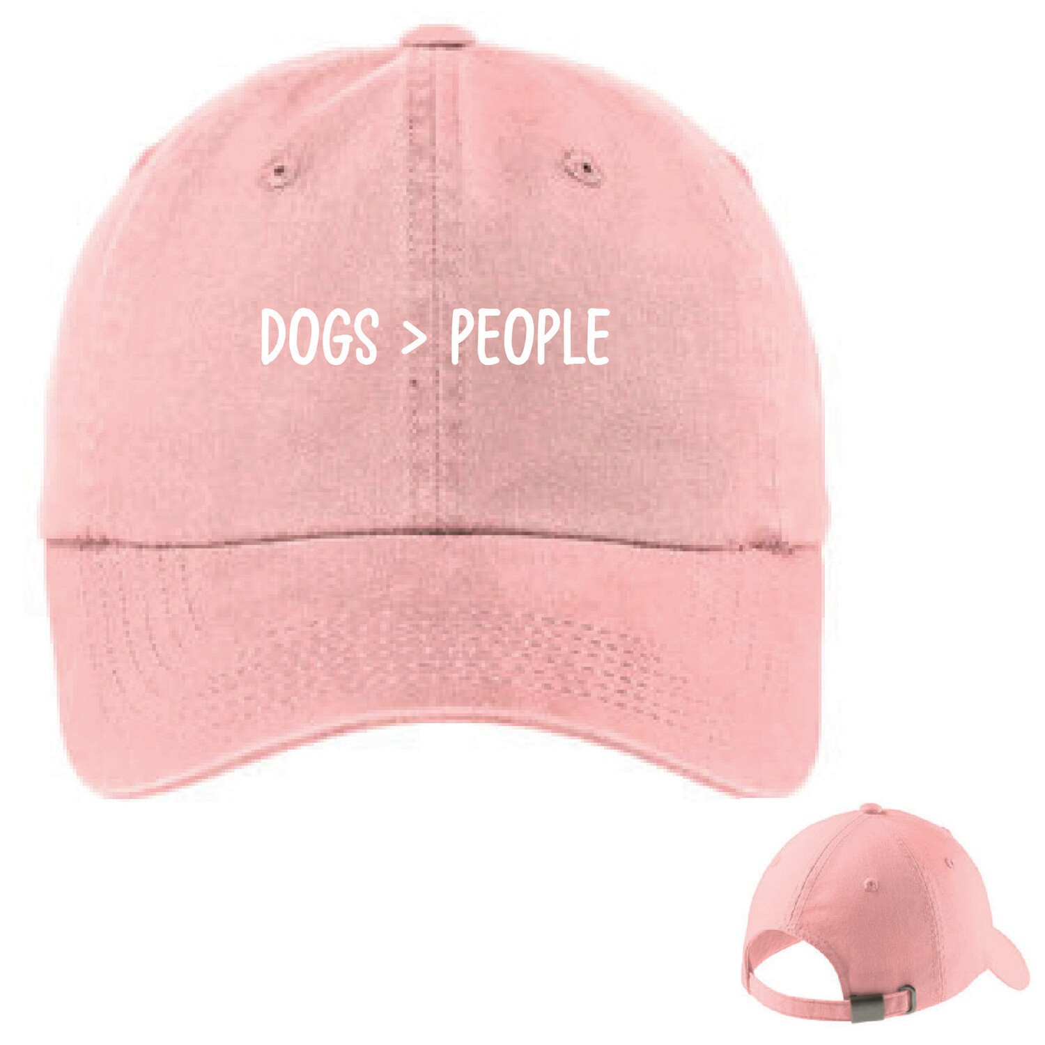 Dogs &gt; People (light pink) LPWU