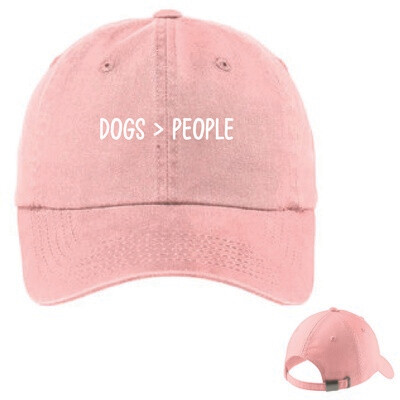 Dogs &gt; People (light pink) LPWU