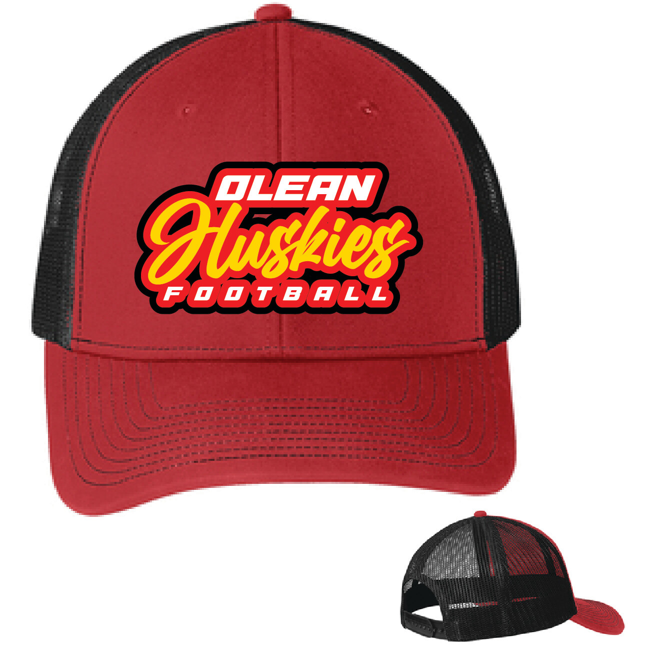 Olean Football (Flame Red/ Black) C112