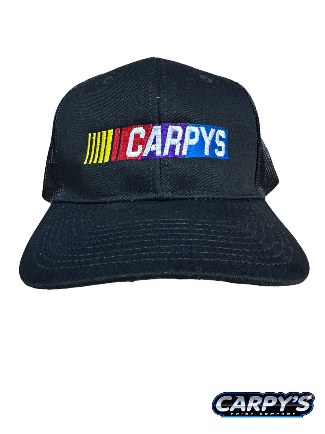 Carpy&#39;s Stock Car Racing Mesh Trucker Hat (C112)