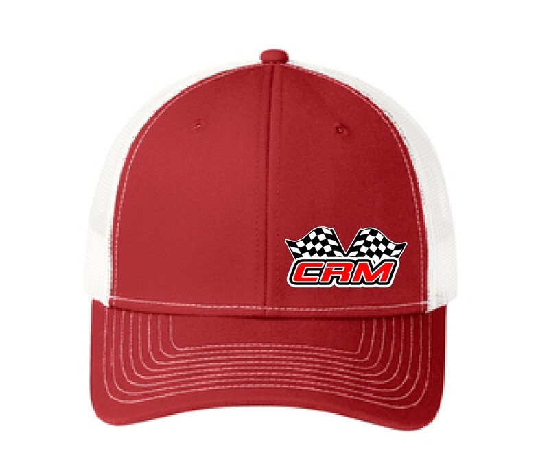 CRM Chris Rock Motorsports 2023 Team Hat | C112 Flame Red/ White