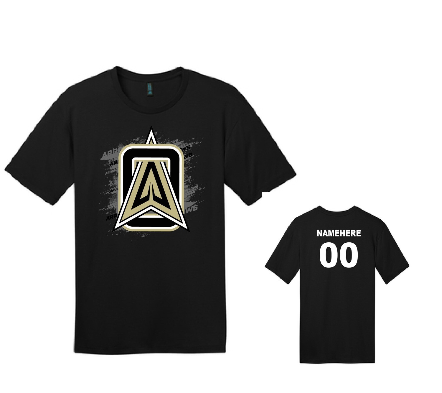Olean Arrows Tshirt | PC55Y/PC55 Black