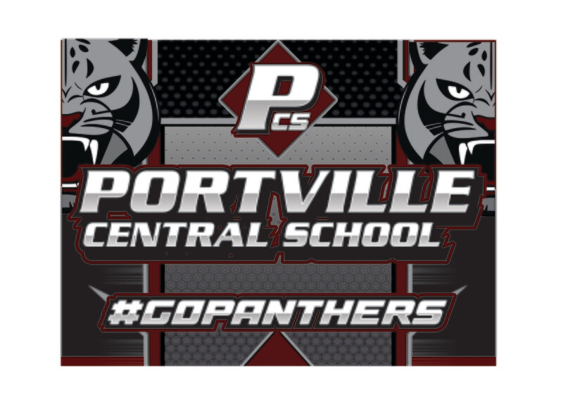 Portville Central School Yard Sign
